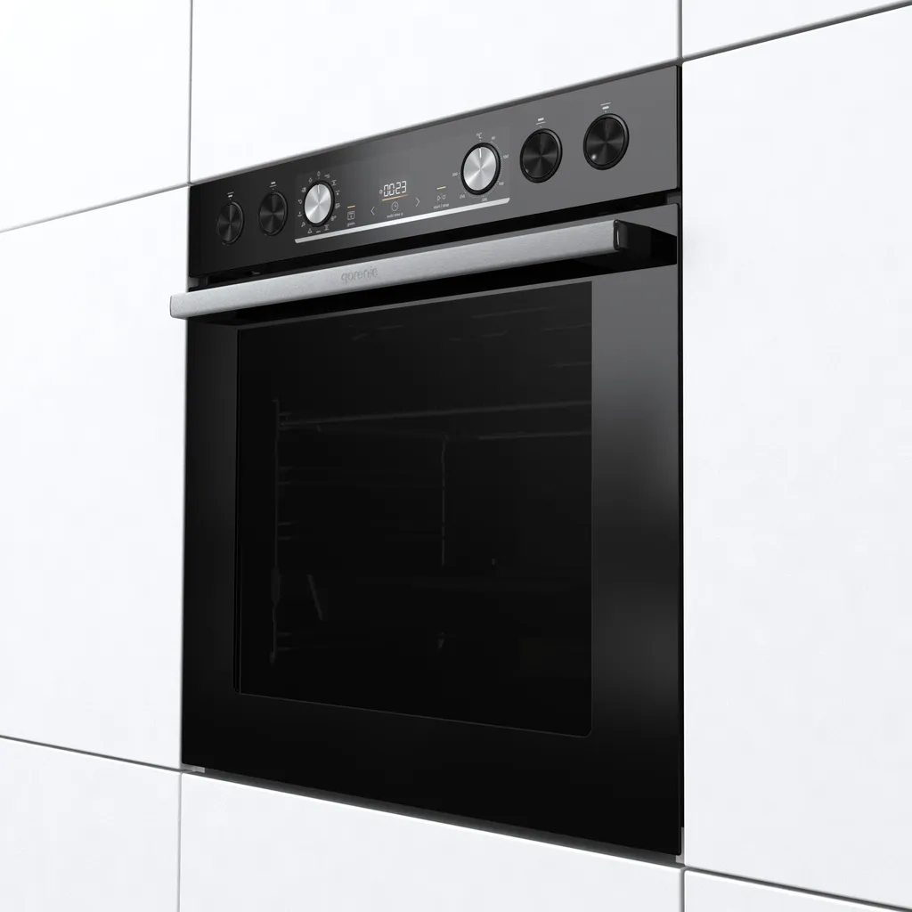 Gorenje Black Set 4 INDUCTION Einbauherd - Set Mit Induktions-Kochfeld Mit Edelstahlrahmen - 77L XXL Volumen - GentleClose - AirFry - PizzaMode - ChildLock - PerfectGrill - Teleskopauszüge - Schwarz 11 Gorenje Black Set 4 INDUCTION Einbauherd - Set Mit Induktions-Kochfeld Mit Edelstahlrahmen - 77L XXL Volumen - GentleClose - AirFry - PizzaMode - ChildLock - PerfectGrill - Teleskopauszüge - Schwarz - Image 9