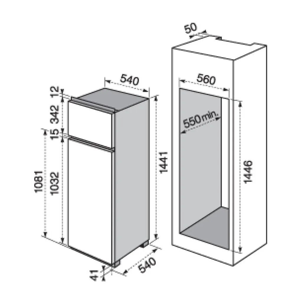 Electrolux Einbau Kühlschrank + Gefrierfach 218L 145er Nische 196kWh ETB1AF14S 8 Electrolux Einbau Kühlschrank + Gefrierfach 218L 145er Nische 196kWh ETB1AF14S - Image 6