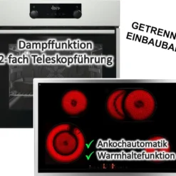 HERDSET Gorenje Einbaubackofen Mit Glaskeramikkochfeld - Autark, 80 Cm BräterZone 19 HERDSET Gorenje Einbaubackofen Mit Glaskeramikkochfeld - Autark, 80 Cm BräterZone -Angebote Herd Liebe Store 5bf06bc5c473bf1e5951783001b5d2c4