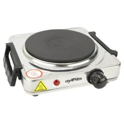 Grafner Kochplatte Einzel 1000 Watt Mit Klappbaren Griffen Edelstahl KP10881