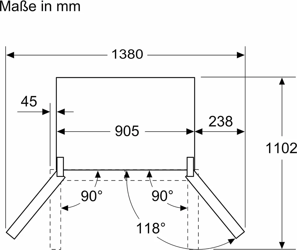 Bosch KFN96VPEA Serie 4 Kühl-Gefrier-Kombination, 183 X 91 Cm, 405 L Kühlen + 200 L Gefrieren, VitaFresh Längere Frische, NoFrost Nie Wieder Abtauen, LED-Beleuchtung Gleichmäßige Ausleuchtung 11 Bosch KFN96VPEA Serie 4 Kühl-Gefrier-Kombination, 183 X 91 Cm, 405 L Kühlen + 200 L Gefrieren, VitaFresh Längere Frische, NoFrost Nie Wieder Abtauen, LED-Beleuchtung Gleichmäßige Ausleuchtung – Bild 9