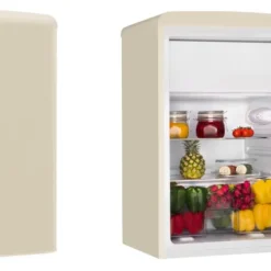 Amica KS 15615 B, Kühlschrank Mit Gefrierfach Im Retro Design, 85 Cm Höhe, Coffee Cream, 15 Amica KS 15615 B, Kühlschrank Mit Gefrierfach Im Retro Design, 85 Cm Höhe, Coffee Cream, -Angebote Herd Liebe Store 5d2b46320f6fbe149c72f1b965823043