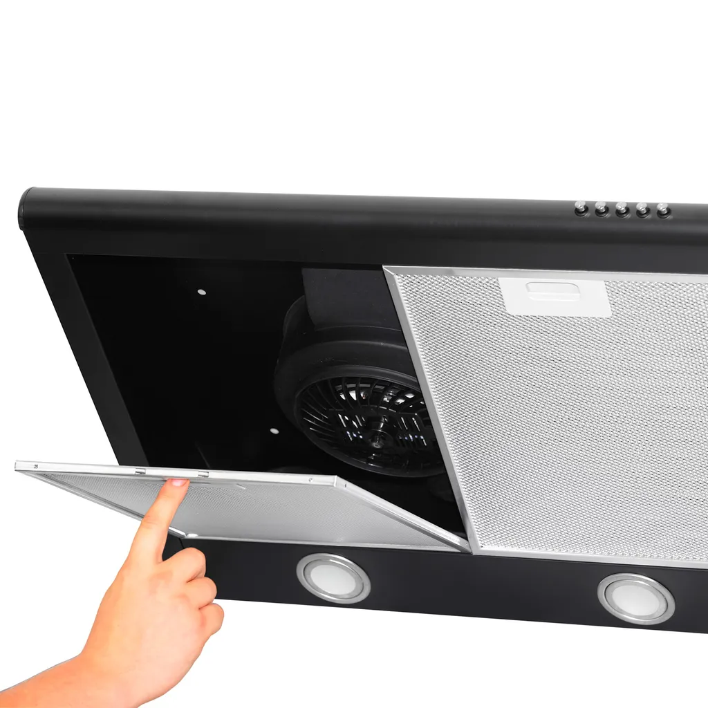 Dunstabzugshaube Abzugshaube Unterbauhaube Abluft Umluft 60 Cm Schwarz Dunst 6 Dunstabzugshaube Abzugshaube Unterbauhaube Abluft Umluft 60 Cm Schwarz Dunst - Image 4