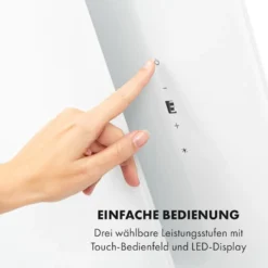 Klarstein Helena 90 Kopffreihaube , 90 Cm, Umluft & Abluft , LED-Beleuchtung, Weiß -Angebote Herd Liebe Store 5e33e763efd33f16c5b6bed02316061d