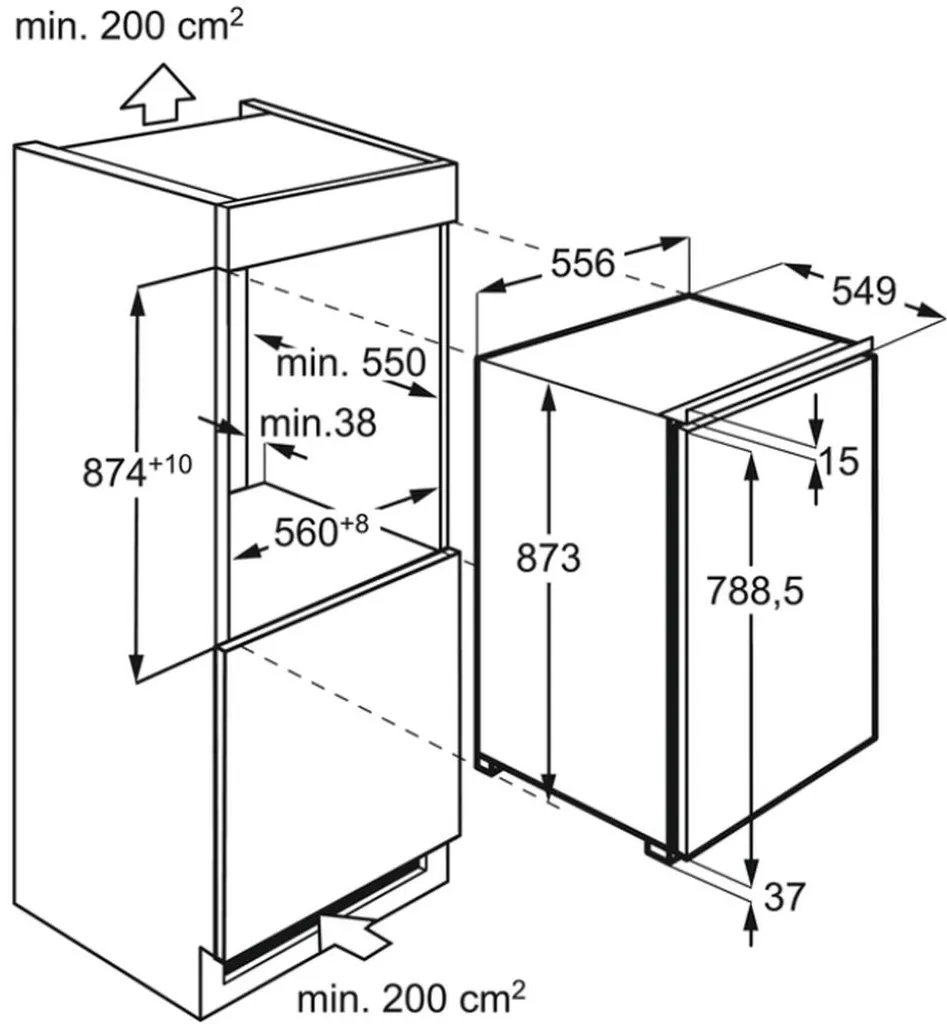 AEG - SKS688ECAF - Einbau-Kühlschrank - Festtür-Technik 5 AEG - SKS688ECAF - Einbau-Kühlschrank - Festtür-Technik - Image 3