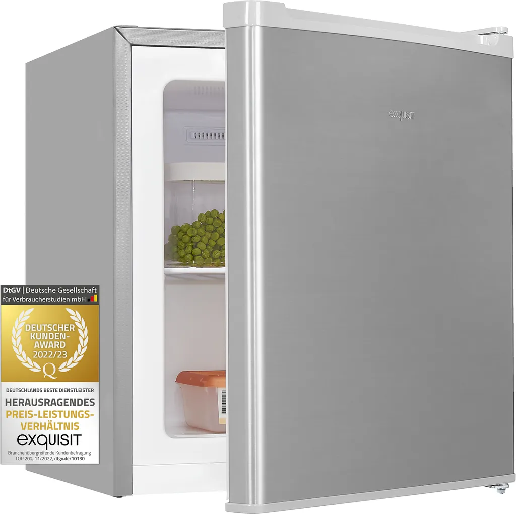 Exquisit Mini Gefrierschrank GB05-040E InoxlookPV | 33 L Volumen | Energieeffizienzklasse E | Inoxlook 3 Exquisit Mini Gefrierschrank GB05-040E InoxlookPV | 33 L Volumen | Energieeffizienzklasse E | Inoxlook