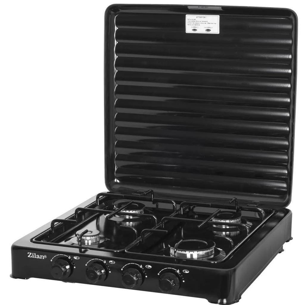 Zilan Gaskocher 4 Flammig | Campingkocher | Kochfeld | Gasherd | Schwarz 3 Zilan Gaskocher 4 Flammig | Campingkocher | Kochfeld | Gasherd | Schwarz