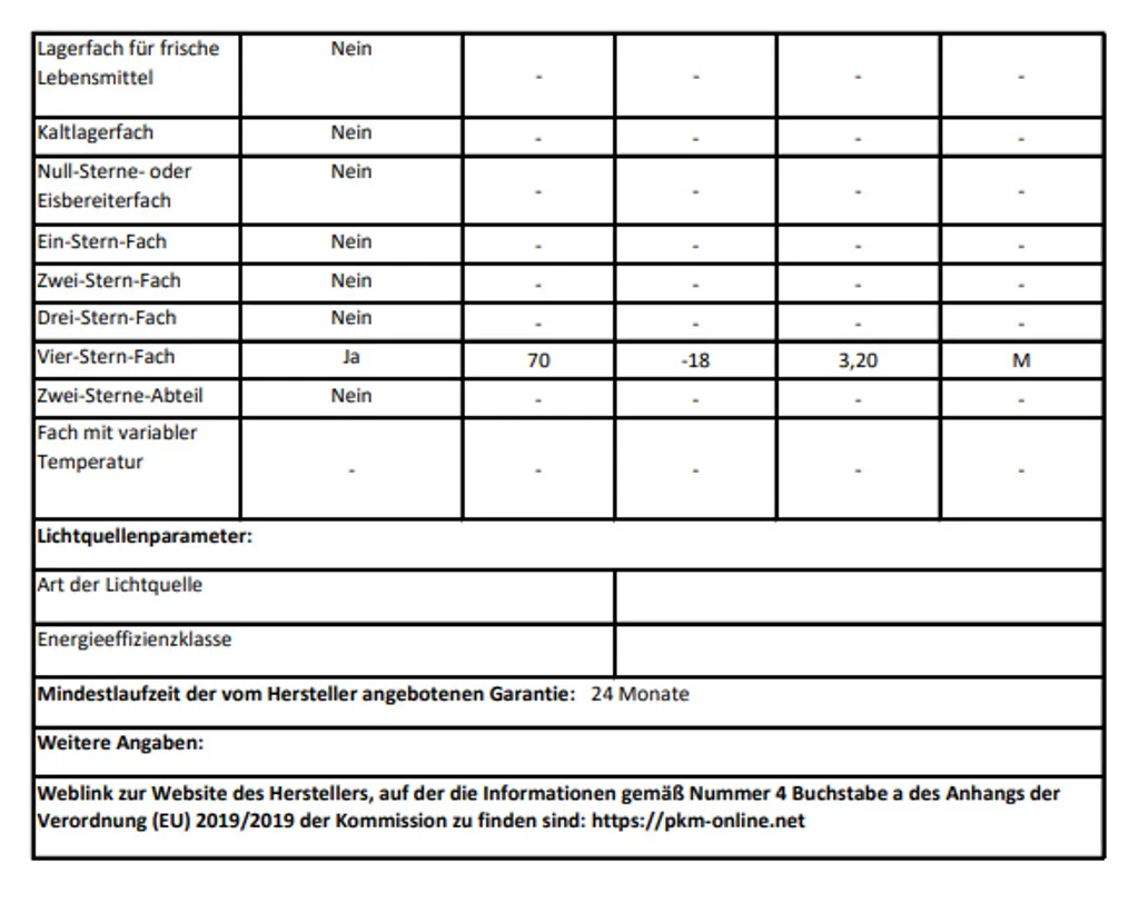 PKM Tiefkühlschrank Gefrierschrank Froster Gefriertruhe GS 120.4 Weiß F 70 L 8 PKM Tiefkühlschrank Gefrierschrank Froster Gefriertruhe GS 120.4 Weiß F 70 L - Image 6