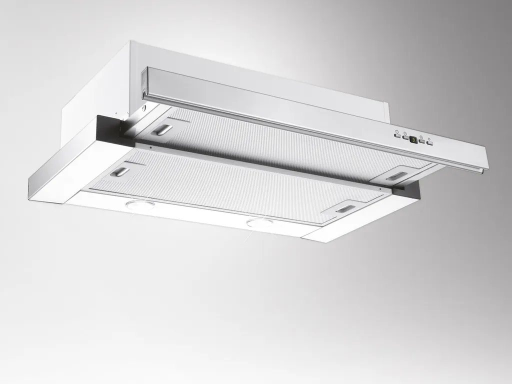 Silverline CRF 610 E / Crystal Deluxe Flachschirmhaube / 60 Cm Breite/ 580m3/h , Flachschirmhaube, 3 Silverline CRF 610 E / Crystal Deluxe Flachschirmhaube / 60 Cm Breite/ 580m3/h , Flachschirmhaube,