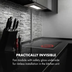 Klarstein Hektor Brilliant Edition Lüfterbaustein ,52 Cm ,max. Abluftleistung 506 M³/h ,EEK: C ,3 Stufen ,Nachlüftungstimer ,LED-Panel: 6500 K ,Touch-Panel ,Dunstabzugshaube ,Einbau-Haube ,Sicherheitsglas ,weiß -Angebote Herd Liebe Store 618549b34fd40c82ecceb0f21036cd47