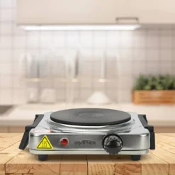 Grafner Kochplatte Einzel 1000 Watt Mit Klappbaren Griffen Edelstahl KP10881 -Angebote Herd Liebe Store 62052ddf2f9aa2581ba8e20234790e4f