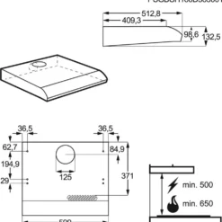 AEG DUB1611M Unterbau-Dunstabzugshaube / Abluft Oder Umluft / 60cm / Edelstahl / Max. 71 M³/h / Min. 63 – Max. 69 DB(A) / D / Schiebeschalter -Angebote Herd Liebe Store 628ecc1227a5aec19e82d9c1082d897e