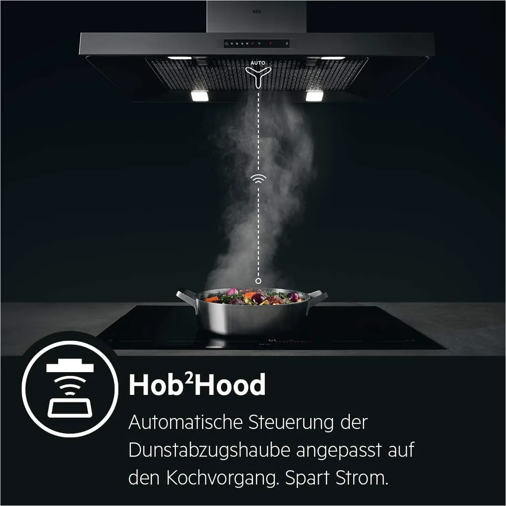 AEG Exklusiv Kopffreie Wand-Dunstabzugshaube Mit Hob²Hood-Funktion, 90cm DD 5960 V 13 AEG Exklusiv Kopffreie Wand-Dunstabzugshaube Mit Hob²Hood-Funktion, 90cm DD 5960 V - Image 11