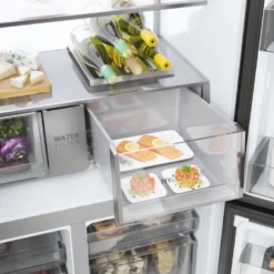 Haier - HCR7918EIMB - Multi-Door - Black Inox - NoFrost - Festwasseranschluß -Angebote Herd Liebe Store 64eb040318a88b9033d7aef8d0c67ff2