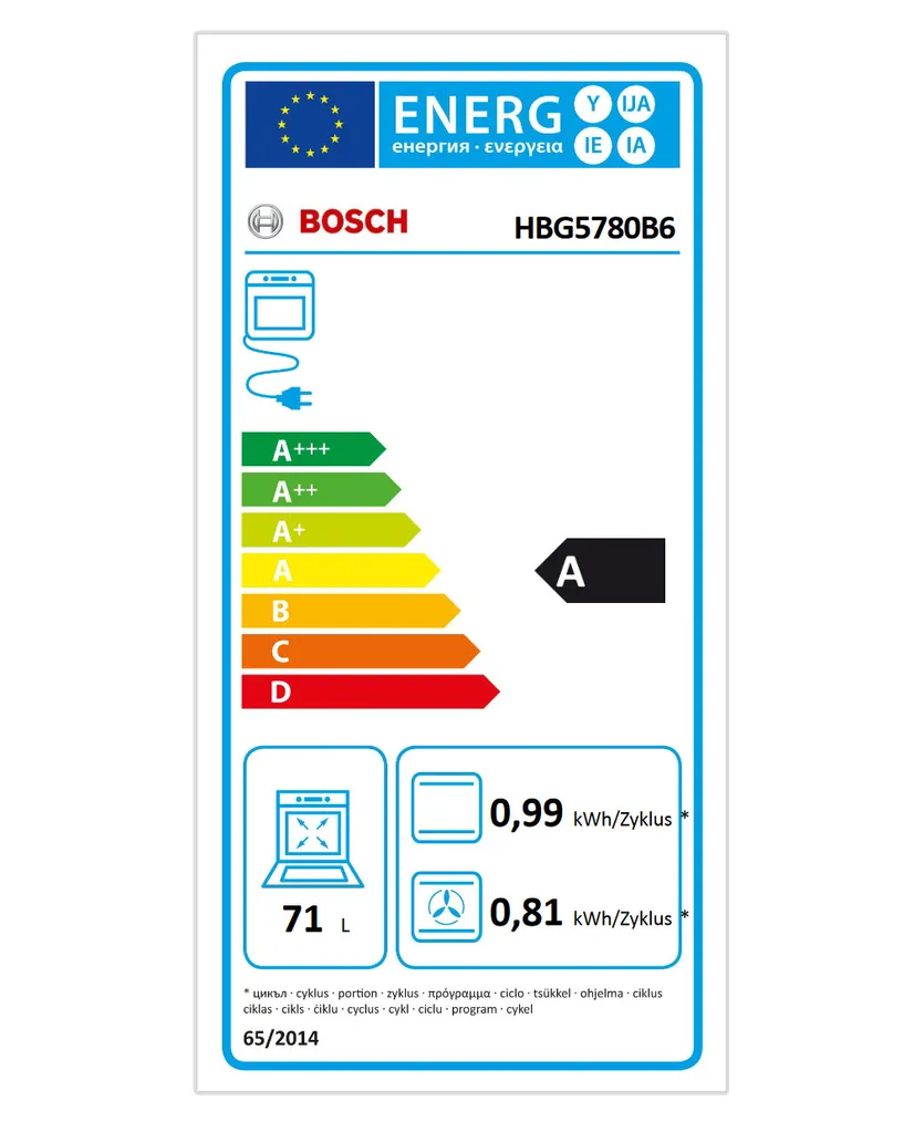 Bosch HBG5780B6 Serie 6 Einbaubackofen 71L Pyrolyse HomeConnect 6 Bosch HBG5780B6 Serie 6 Einbaubackofen 71L Pyrolyse HomeConnect - Image 4