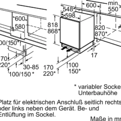 Siemens KU15LADF0 Unterbau-Kühlschrank Mit Gefrierfach 82 X 60 Cm -Angebote Herd Liebe Store 6632224938c5e1d53993c152bf313843