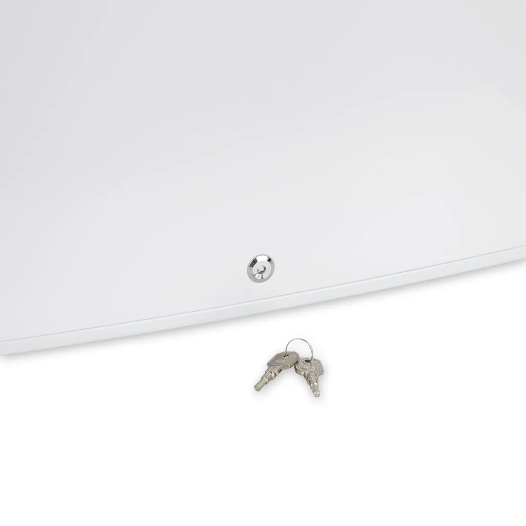 Stillstern Mini Gefrierschrank Mit Schloss 31L, 4-Sterne-Gefrierraum Mit Eiswürfelschale, Geringer Energieverbrauch, Wechselbarer Türanschlag, Gefrierbox, Mini Gefriertruhe, Gefrierschrank Klein 7 Stillstern Mini Gefrierschrank Mit Schloss 31L, 4-Sterne-Gefrierraum Mit Eiswürfelschale, Geringer Energieverbrauch, Wechselbarer Türanschlag, Gefrierbox, Mini Gefriertruhe, Gefrierschrank Klein - Image 5