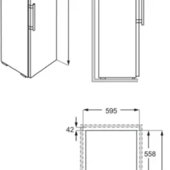 AEG RKB738E5MB Freistehender Kühlschrank / 1860 Mm / / 380 L / CustomFlex - Flexibles Türablagesystem / Null-Grad-Schublade / Farbe: Black Stainless Steel, Seiten Dunklegrau -Angebote Herd Liebe Store 67c68cb6dcde60f61d45da0ad3d0ddbb