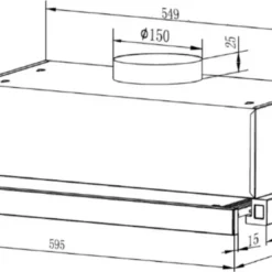Exquisit FSH 61-8 C Auszugs- Dunstabzugshaube | Beleuchtung | Kohlefilter -Angebote Herd Liebe Store 67ecd32c018477811e3696c8c7691779