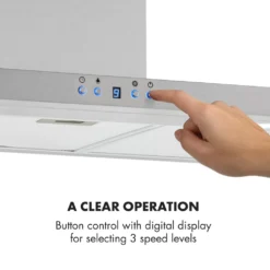 Klarstein Limelight Dunstabzugshaube 90 Cm , Wandhaube , Energieeffizienzklasse A++ , Abluftbetrieb , 600 M³/h , 3 Geschwindigkeitsstufen , Digitalanzeige , LED-Kochfeldbeleuchtung , Umrüstbar Auf Umluftbetrieb , Edelstahl Gebürstet -Angebote Herd Liebe Store 6873c8be6c1695525a5243f88feb9bc6