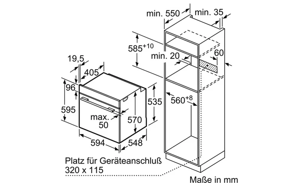 Bosch HBA537BS0 Einbau-Backofen EEK: A Edelsta 11 Bosch HBA537BS0 Einbau-Backofen EEK: A Edelsta - Image 9
