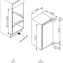 Amica EVKS 16172, Vollraum-Kühlschrank, 880 Mm Nische, Schlepptür-Technik, 16 Amica EVKS 16172, Vollraum-Kühlschrank, 880 Mm Nische, Schlepptür-Technik, -Angebote Herd Liebe Store 69264eef2b7428190b3d9c181a6b11f5