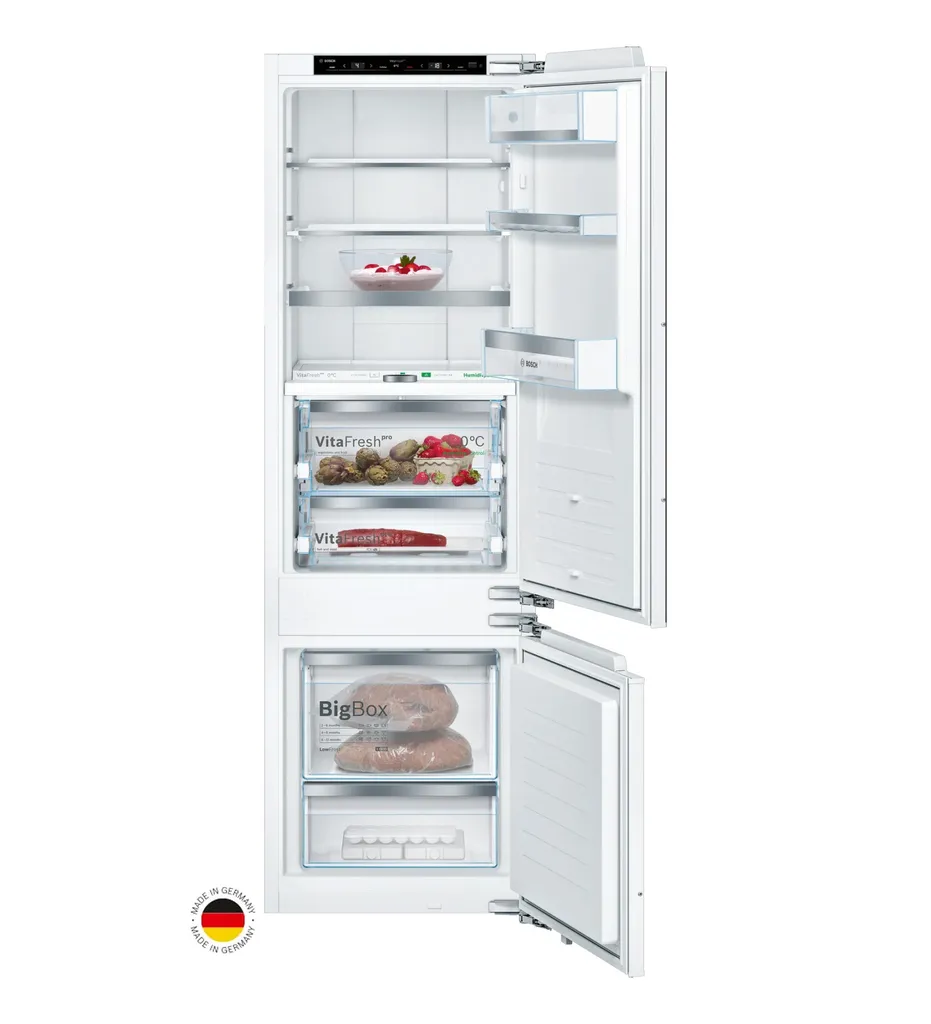 Bosch Einbau-Kühl-Gefrier-Kombination Mit Gefrierbereich Unten, 177.2 X 55.8 Cm, Flachscharnier KIF87PFE0 Serie | 8 6 Bosch Einbau-Kühl-Gefrier-Kombination Mit Gefrierbereich Unten, 177.2 X 55.8 Cm, Flachscharnier KIF87PFE0 Serie | 8 - Image 4