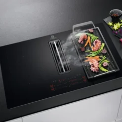 AEG - CCE84751CB - Einbau-Induktions-Kochfeld Mit Integriertem Dunsabzug - Umluft