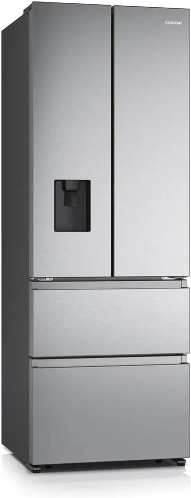 Hisense RF632N4WIE French Door Kühl-Gefrierkombination/ NoFrostPlus/ Inverter-Kompressor/ Wasserspender/ CrispZone/ 200 Cm/ Kühlteil 336 L/ Gefrierteil 149 L/ 38 DB/ 295 KWh/ Jahr/ Inox-Look 19 Hisense RF632N4WIE French Door Kühl-Gefrierkombination/ NoFrostPlus/ Inverter-Kompressor/ Wasserspender/ CrispZone/ 200 Cm/ Kühlteil 336 L/ Gefrierteil 149 L/ 38 DB/ 295 KWh/ Jahr/ Inox-Look – Bild 17