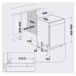 Bauknecht BUC 3T333 PF X Unterbau-Geschirrspüler 60 Cm / 14 Maßgedecke/PowerClean/ActiveDry/Besteckschublade/Vollwasserschutz -Angebote Herd Liebe Store 6a64b10860448aefc4f463e23db5a32b
