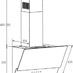 Amica KHF 664 610 S, Kaminhaube, Stripe X, 60 Cm, Schwarzer Glasschirm, Edelstahlstreifen, Max. Gebläseleistung 615 M³h, Energieeffizienzklasse B -Angebote Herd Liebe Store 6a9c8031c70762b32bbd4f5f1f3a383e