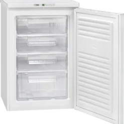 Bomann GS 7243 Gefrierschrank, 91 Liter, Mit Akustischem Tür-Warnsignal, LED Frontdisplay, Schnellgefrierfunktion Und 4 Sterne-Kennzeichnung, Weiß -Angebote Herd Liebe Store 6b0f94d9cad9018a4c25628d1e873088