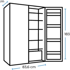 Exquisit Multi Door MD430-100-WS-200E Inoxlook-az | 432 L Nutzinhalt | Inoxlook-az 11 Exquisit Multi Door MD430-100-WS-200E Inoxlook-az | 432 L Nutzinhalt | Inoxlook-az -Angebote Herd Liebe Store 6d3dee2d6b33454c94d4e4de6b92b5da