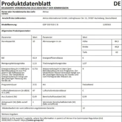Amica GSP 530 910 Si Stand-Geschirrspüler - 45 Cm, Edelstahl-Optik -Angebote Herd Liebe Store 6ea34552bdd4f193cb1fdeb49d96b303