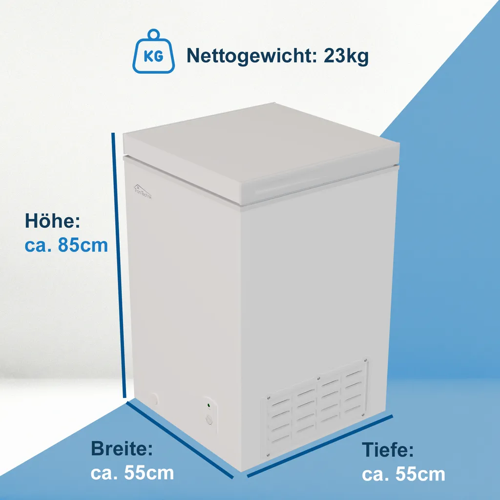 TroniTechnik Gefriertruhe Kühltruhe Kühlfach BORGAR 110L Basic Mit Korb 10 TroniTechnik Gefriertruhe Kühltruhe Kühlfach BORGAR 110L Basic Mit Korb - Image 8
