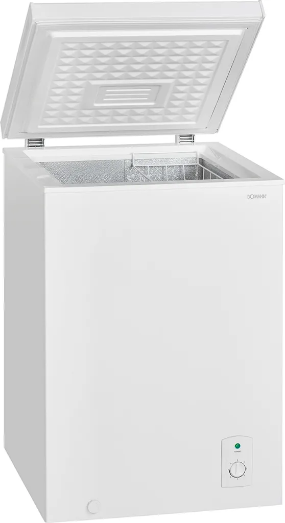 Bomann GT 7337 Gefriertruhe, 100 Liter Nutzinhalt, Gefrierkorb (ca. 36.0 X 17.0 Cm), Herausnehmbar, Temperaturbereich: ≤ -18°C, Weiß 3 Bomann GT 7337 Gefriertruhe, 100 Liter Nutzinhalt, Gefrierkorb (ca. 36.0 X 17.0 Cm), Herausnehmbar, Temperaturbereich: ≤ -18°C, Weiß