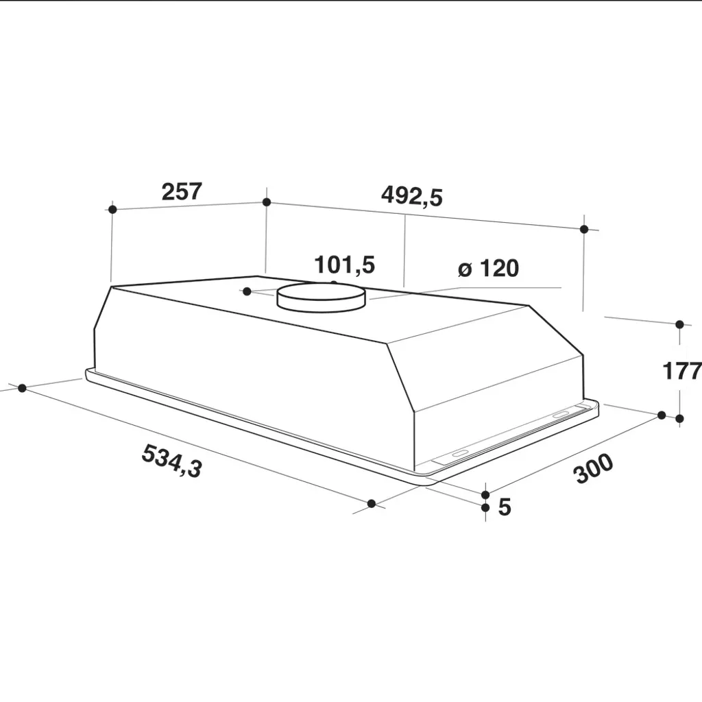 Bauknecht Dunstabzugshaube B CT 63F LS X Einbauhaube 60cm Lüfterbaustein 5 Bauknecht Dunstabzugshaube B CT 63F LS X Einbauhaube 60cm Lüfterbaustein - Image 3