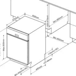 Amica - EGSP 573 910 E - Teilintegrierbarer Einbau-Geschirrspüler - 7 Amica - EGSP 573 910 E - Teilintegrierbarer Einbau-Geschirrspüler - -Angebote Herd Liebe Store 7146af0e5e17d5311ba0ed0275c4c8e1
