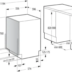 Gorenje GV 671C 60 Vollintegrierbarer Geschirrspüler / 60cm / 16 Maßgedecke / Höhenverstellbarer Oberkorb / SpeedWash In 15 Minuten / Automatikprogramme / Automatische Türöffnung -Angebote Herd Liebe Store 715d15db2a8311c97860b3797becb1cf