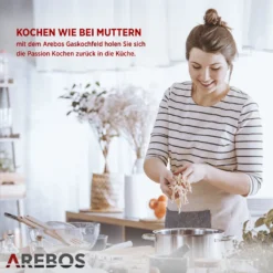 AREBOS Gaskochfeld 5 Flammen, Edelstahl, Inkl. Topfträger & Zündsicherung, Autark, Geeignet Für Erdgas Oder Propangas, Gasherd -Angebote Herd Liebe Store 722abaa5d19b8fcb07214531bd5c6c3d