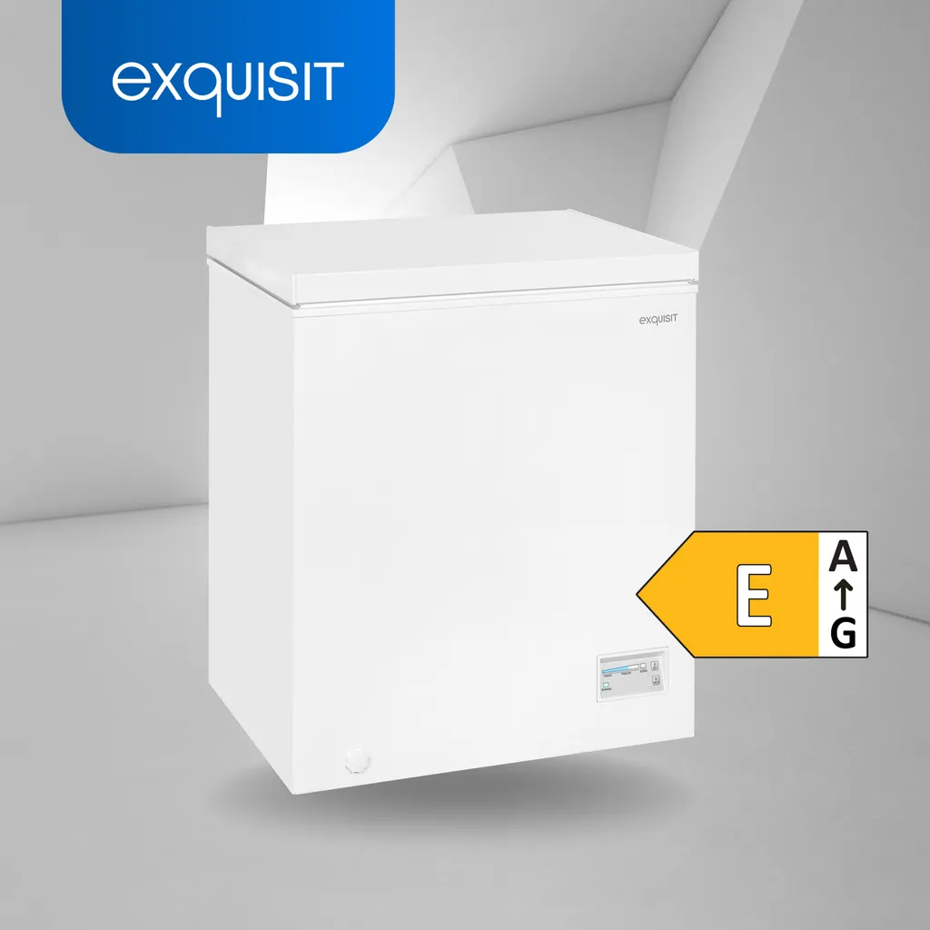 Exquisit Gefriertruhe GT150-E-040E Weiss | Standgerät | 145 L Volumen | Weiß 4 Exquisit Gefriertruhe GT150-E-040E Weiss | Standgerät | 145 L Volumen | Weiß - Image 2