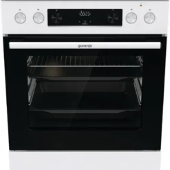 Gorenje GECS6C 70 WPA Elektro-Standherd - Glaskeramik-Kochfeld - 71 Liter - ExtraSteam - GentleClose - AirFry - Versenkbare Knebel - AquaClean - PerfectGrill - Teleskopauszüge - Weiß -Angebote Herd Liebe Store 724964d88f5f209dc5b5ff23ffa6c24a
