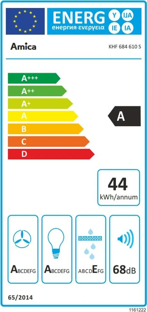 Amica KHF 684 610 S Kopffreihauben - Schwarz 5 Amica KHF 684 610 S Kopffreihauben - Schwarz - Image 3