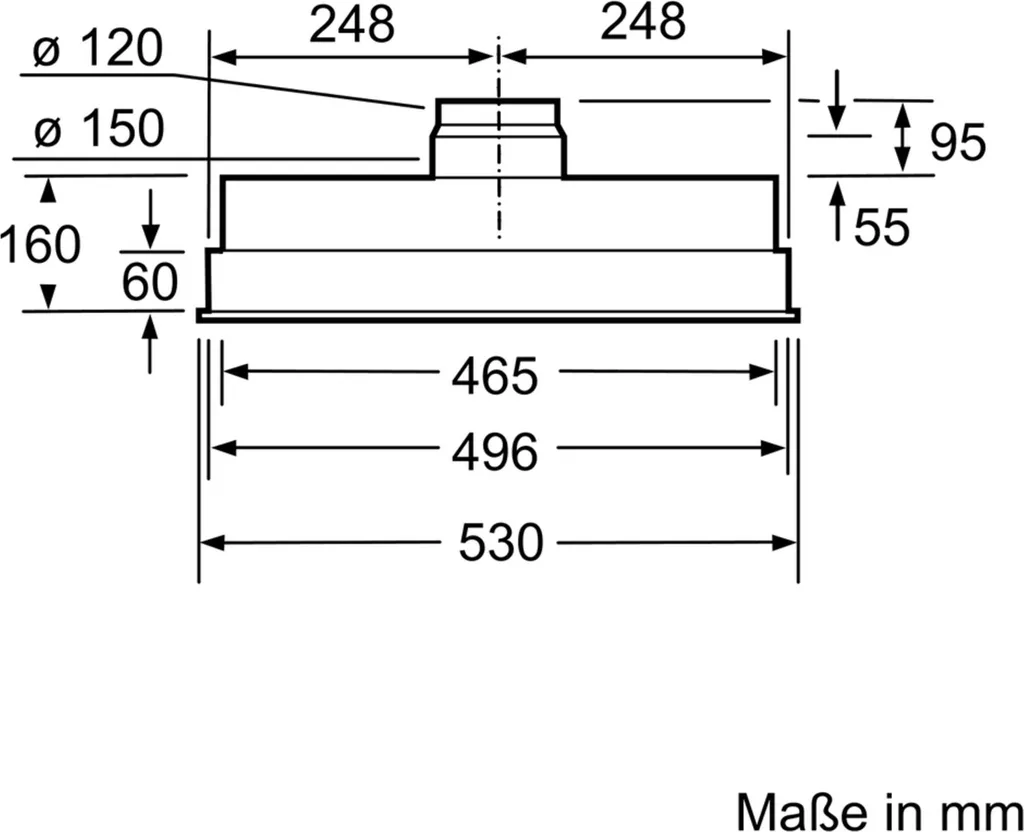 Bosch Serie 4 DHL555BL Lüfterbausteine - Silber 5 Bosch Serie 4 DHL555BL Lüfterbausteine - Silber – Bild 3