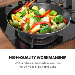 Klarstein Goldflame 4 Gaskochfeld , 4-flammig , Autark , 60 Cm , Einbau , Messing-Brenner , Erdgas/Propangas , Sicherheitsventile , Automatische Abschaltung , Topfträger Aus Gusseisen , Inkl.Schlauch Und Druckminderer , Glaskeramik Ø 8 Mm , Schwarz 16 Klarstein Goldflame 4 Gaskochfeld , 4-flammig , Autark , 60 Cm , Einbau , Messing-Brenner , Erdgas/Propangas , Sicherheitsventile , Automatische Abschaltung , Topfträger Aus Gusseisen , Inkl.Schlauch Und Druckminderer , Glaskeramik Ø 8 Mm , Schwarz -Angebote Herd Liebe Store 739169948722ae0d6dd41f09cf5136cf