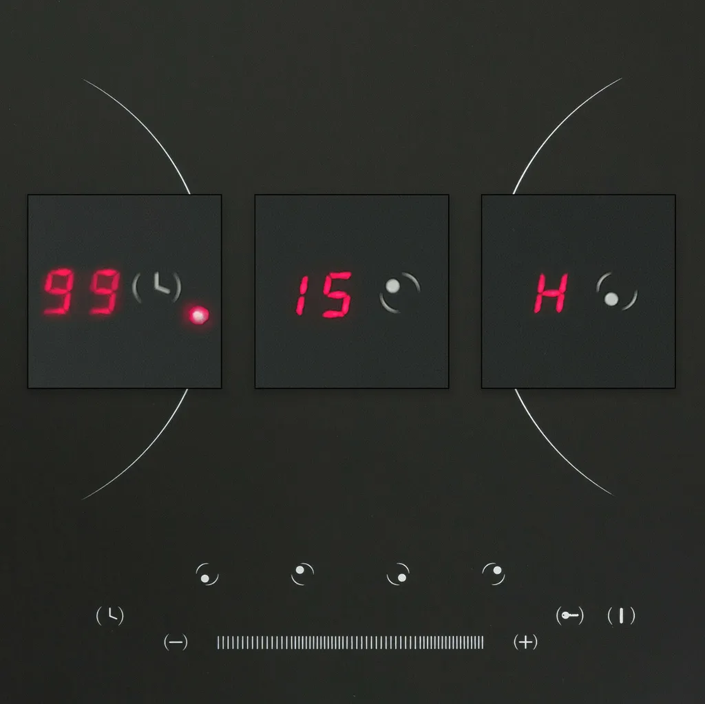 AREBOS Induktionskochfeld, 6000 W, 4 Kochfelder, 59 Cm, Autark, Mit Sensor Touch, Timer, Kindersicherung, Überhitzungsschutz, Autoabschaltung 7 AREBOS Induktionskochfeld, 6000 W, 4 Kochfelder, 59 Cm, Autark, Mit Sensor Touch, Timer, Kindersicherung, Überhitzungsschutz, Autoabschaltung - Image 5