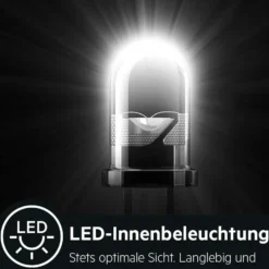 AEG RKB738E5MB Freistehender Kühlschrank / 1860 Mm / / 380 L / CustomFlex - Flexibles Türablagesystem / Null-Grad-Schublade / Farbe: Black Stainless Steel, Seiten Dunklegrau -Angebote Herd Liebe Store 73bfdd56bad0d6d5a71376c4de65c0f8