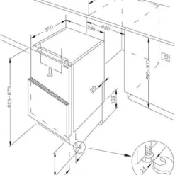 Amica - UKSX 361 900 - Unterbau-Kühlschrank Mit Gefrierfach - Festtür-Technik -Angebote Herd Liebe Store 746ecb295d7a45311d20fb338b2e2ecd