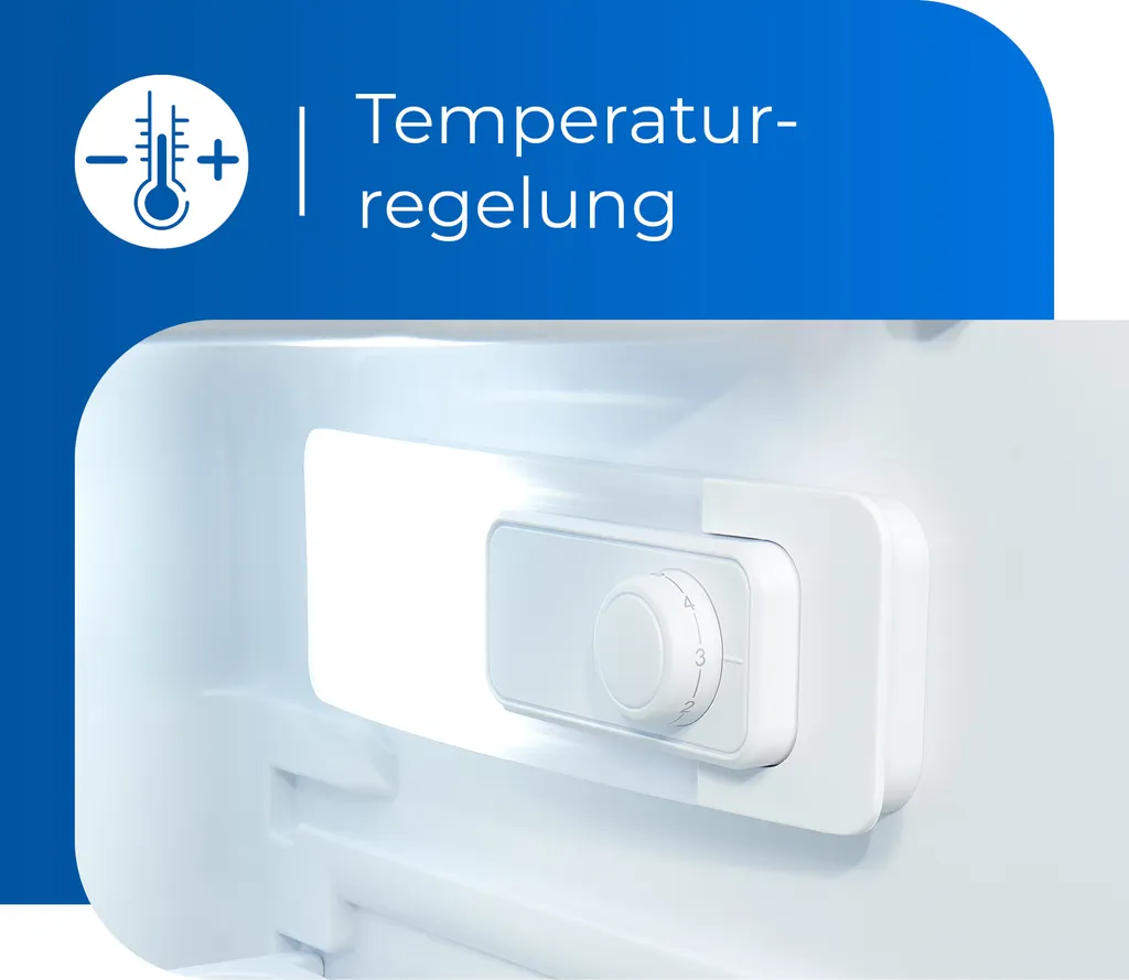 Exquisit Einbaukühlschrank EKS131-3-040F | Einbaugerät | Schlepptürmontage | 118 L Volumen | Weiß 7 Exquisit Einbaukühlschrank EKS131-3-040F | Einbaugerät | Schlepptürmontage | 118 L Volumen | Weiß - Image 5