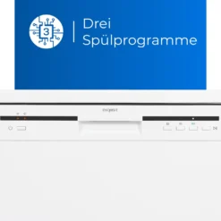 Exquisit Geschirrspüler GSP6012-030E Weiss | Standgerät | 12 Gedecke | Weiß -Angebote Herd Liebe Store 75067405eada43ac74e09fc49d5b2bee